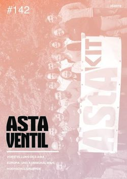 ASTA VENTIL - #142 - VORSTELLUNG DES ASTA EUROPA- UND KOMMUNALWAHL - 05L2019 - ASTA AM KIT ASTA