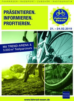 PR&Auml;SENTIEREN. INFORMIEREN. PROFITIEREN - Mit TREND -ARENA & 3.000 m2 Testparcours - Fahrrad Essen