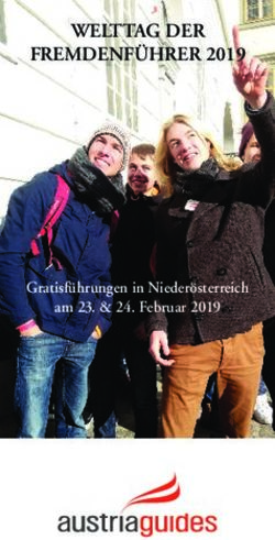 WELTTAG DER FREMDENFÜHRER 2019 - Gratisführungen in Niederösterreich am 23. & 24. Februar 2019 - WKO