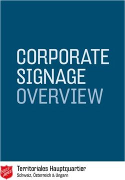 CORPORATE SIGNAGE OVERVIEW - Territoriales Hauptquartier Schweiz, Österreich & Ungarn - Marketing