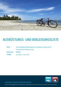 AUSR&Uuml;STUNGS- UND BEKLEIDUNGSLISTE - DAV Summit ...