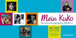 Das Veranstaltungsprogramm 2021/22 Nr.