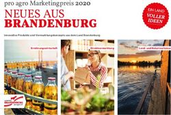 NEUES AUS BRANDENBURG - VOLLER IDEEN - pro agro