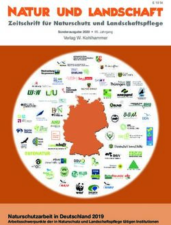 Naturschutzarbeit in Deutschland 2019 - Arbeitsschwerpunkte der in Naturschutz und Landschaftspflege tätigen Institutionen - Amazon AWS