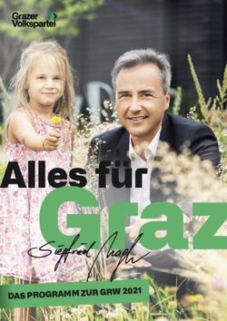 Alles f&uuml;r DAS PROGRAMM ZUR GRW 2021 - Siegfried Nagl
