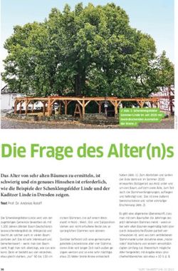 Die Frage des Alter(n)s - Deutsche Dendrologische Gesellschaft