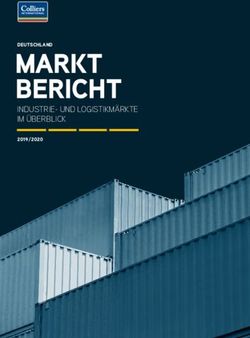 BERICHT DEUTSCHLAND MARKT - INDUSTRIE- UND LOGISTIKM&Auml;RKTE IM &Uuml;BERBLICK - COLLIERS