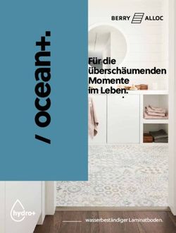 Für die überschäumenden Momente im Leben - wasserbeständiger Laminatboden.