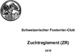 Zuchtreglement (ZR) Schweizerischer Foxterrier-Club 2019
