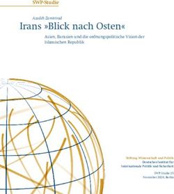 Irans "Blick nach Osten" - SWP-Studie Azadeh Zamirirad - Stiftung Wissenschaft und Politik