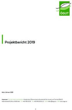 Projektbericht 2019 - &Ouml;GUT