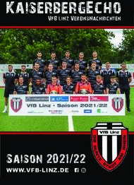 KAISERBERGECHO - SAISON 2021 22/ WWW.VFB-LINZ.DE - VFB LINZ