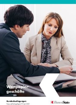 Wertpapier-geschäfte - Kundenbedingungen - BancaStato