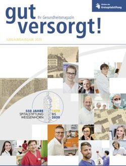 Ihr Gesundheitsmagazin - JUBIL&Auml;UMSAUSGABE 2020 - Stiftungsklinik Wei&szlig;enhorn