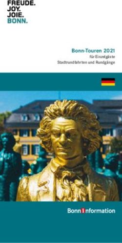 Bonn-Touren 2021 für Einzelgäste Stadtrundfahrten und Rundgänge - Bundesstadt Bonn