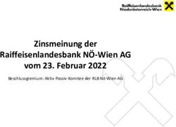 Zinsmeinung der Raiffeisenlandesbank N&Ouml; Wien AG vom 23. Februar 2022 - Beschlussgremium: Aktiv Passiv Komitee der RLB N&ouml; Wien AG