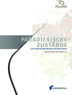 Oder wenn Schmetterlinge sich wohlf&uuml;hlen