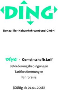 Gemeinschaftstarif Bef&ouml;rderungsbedingungen Tarifbestimmungen Fahrpreise (G&uuml;ltig ab 01.01.2008) - Bef&ouml;rderungsbedingungen ...