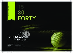 FORTY - Tennisclub Triengen