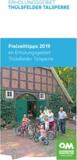 Freizeittipps 2019 im Erholungsgebiet Thülsfelder Talsperre - Thülsfelder Talsperre