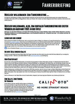 Herzlich willkommen zum Fahrerbriefing - Wunderlich Fernweh