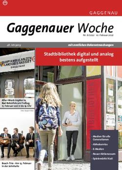 Stadtbibliothek digital und analog - mit amtlichen Bekanntmachungen - Stadt ...