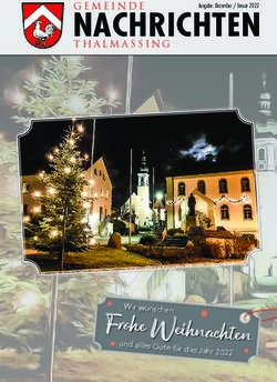 NACHRICHTEN - Frohe Weihnachten Wir w&uuml;nschen - Gemeinde ...