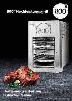 800 Hochleistungsgrill - Bedienungsanleitung Instruction Manual - 800 Grad Grill