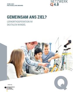 GEMEINSAM ANS ZIEL? LERNORTKOOPERATION IM DIGITALEN WANDEL