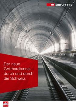 Der neue Gotthardtunnel - durch und durch die Schweiz - SBB