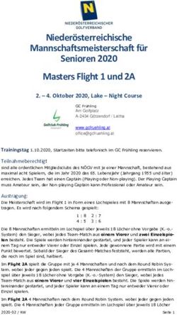 Nieder&ouml;sterreichische Mannschaftsmeisterschaft f&uuml;r Senioren 2020 Masters Flight 1 und 2A