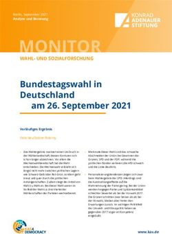 MONITOR WAHL- UND SOZIALFORSCHUNG - Konrad-Adenauer-Stiftung