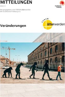 MITTEILUNGEN Veränderungen - 2021/1 Herausgegeben vom FORUM älterwerden der Erzdiözese Freiburg e.V - FORUM älterwerden der Erzdiözese ...