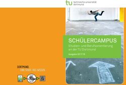 SCHÜLERCAMPUS Studien- und Berufsorientierung an der TU Dortmund Ausgabe 2017/18 - technische universität dortmund