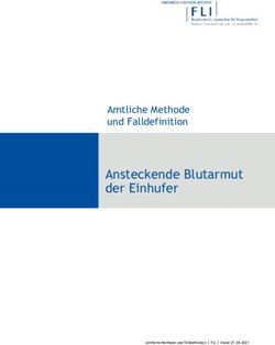 Ansteckende Blutarmut der Einhufer - Amtliche Methode und Falldefinition