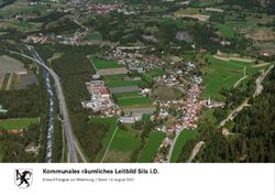 Kommunales räumliches Leitbild La Punt Chamues-ch - Entwurf Freigabe zur Mitwirkung / Stand 13. August 2021 Entwurf | Bearbeitungsstand 13. August ...