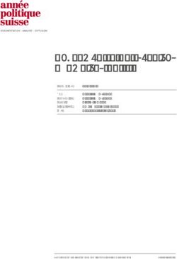 Ausgewählte Beiträge zur Schweizer Politik - Année politique Suisse