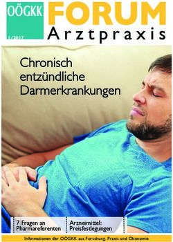 Chronisch entz&uuml;ndliche Darmerkrankungen 1/2017 - &Ouml;sterreichische Gesundheitskasse
