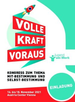 KONGRESS ZUM THEMA MITࢫBESTIMMUNG UND SELBSTࢫBESTIMMUNG - bis 18. November 2021 Austria Center Vienna - Jugend ...