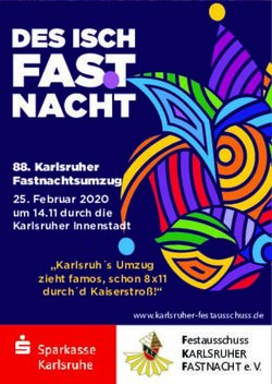 Festausschuss KARLSRUHER FASTNACHT e. V - Karlsruher Fastnachtsumzug 25. Februar 2020 um 14.11 durch die Karlsruher Innenstadt - KA-News