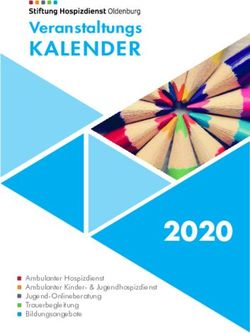 2020 KALENDER Veranstaltungs - Stiftung Hospizdienst Oldenburg