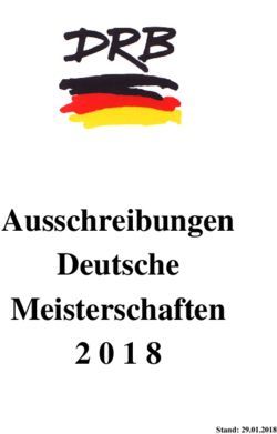 Ausschreibungen Deutsche Meisterschaften - Stand: 29.01.2018 - RSV Rheinbach