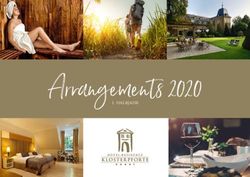 Arrangements 2020 I. HALBJAHR - in der Hotel-Residence Klosterpforte