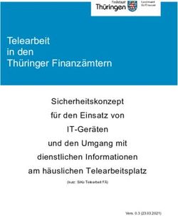 Telearbeit in den Th&uuml;ringer Finanz&auml;mtern - Sicherheitskonzept f&uuml;r den Einsatz von IT-Ger&auml;ten und den Umgang mit dienstlichen Informationen am ...