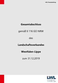 Gesamtabschluss Landschaftsverbandes Westfalen-Lippe - gem&auml;&szlig; 116 GO NRW des zum 31.12.2019 - Landschaftsverband ...