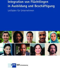 Integration von Flüchtlingen in Ausbildung und Beschäftigung - Leitfaden für Unternehmen - DIHK