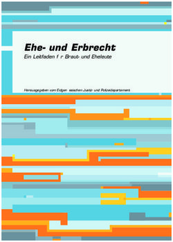 Ehe- und Erbrecht Ein Leitfaden für Braut- und Eheleute
