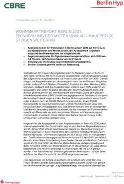 WOHNMARKTREPORT BERLIN 2021: ENTWICKLUNG DER MIETEN UNKLAR - KAUFPREISE STEIGEN WEITERHIN