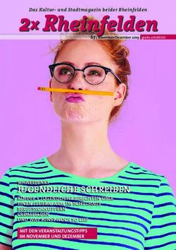 JUGENDLICHE SCHREIBEN - Rheinfelden