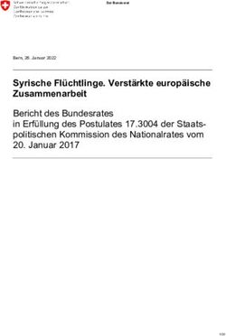 Syrische Fl&uuml;chtlinge. Verst&auml;rkte europ&auml;ische Zusammenarbeit - Bericht des Bundesrates in Erf&uuml;llung des Postulates 17.3004 der Staats-politischen ...